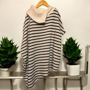 Zara women’s turtleneck pullover striped sweater